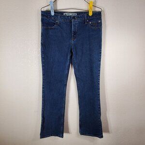 Harley-Davidson Womens Regular Fit Blue Denim Jeans Size 8 Bootcut